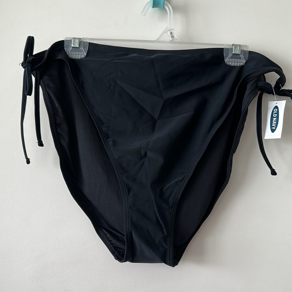 Old Navy Black String Swim Bikini Bottom